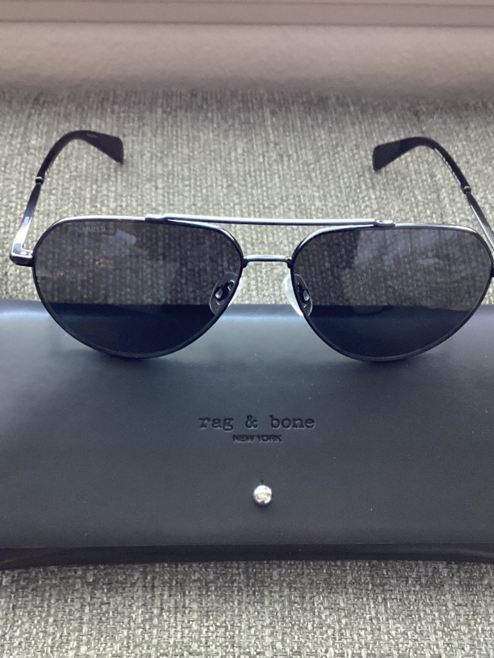 rag & bone 60mm Gradient Pilot Sunglasses